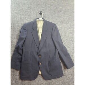 Pierre Cardin Horse Head Logo 2 Button Blazer Suit Jacket Navy  40R